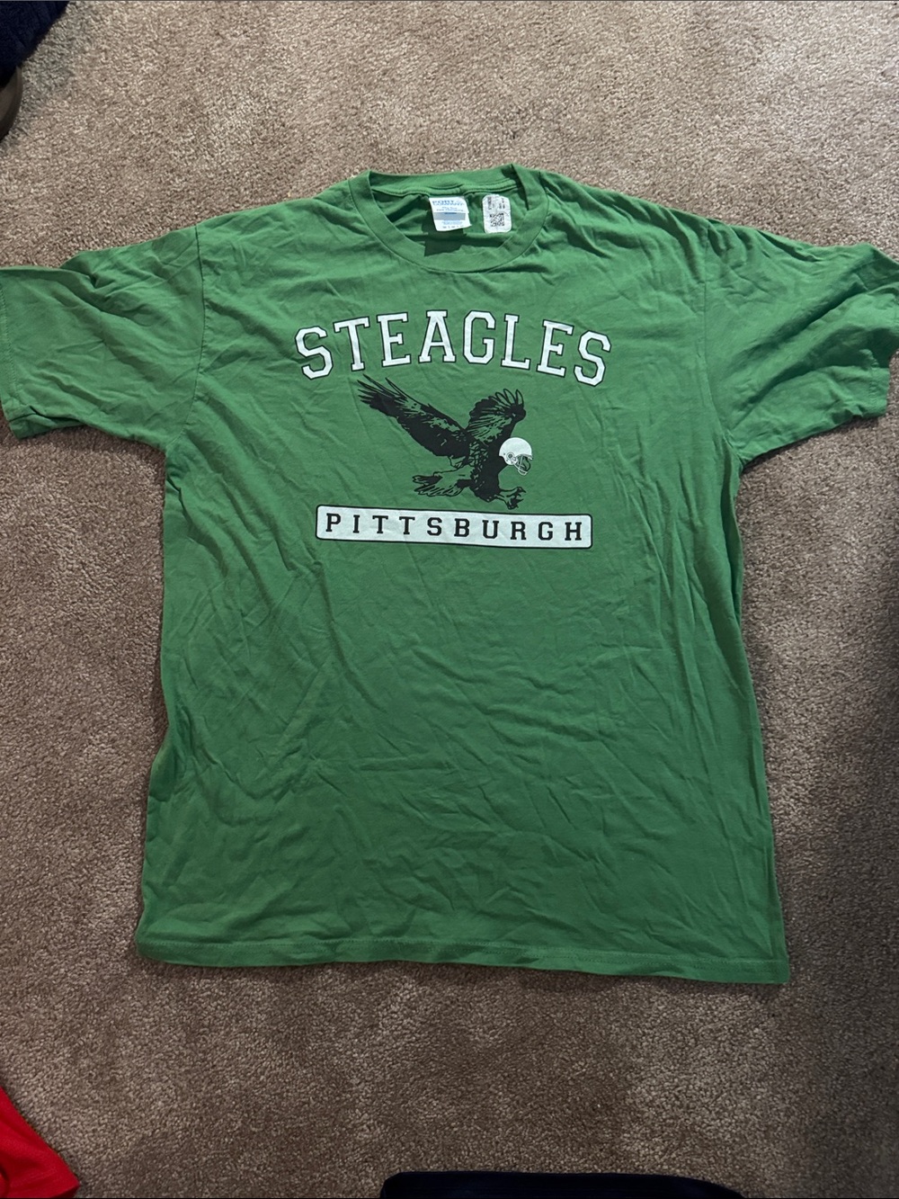 Port and Company Green "Steagles Pittsburgh" Short Sleeve Tee